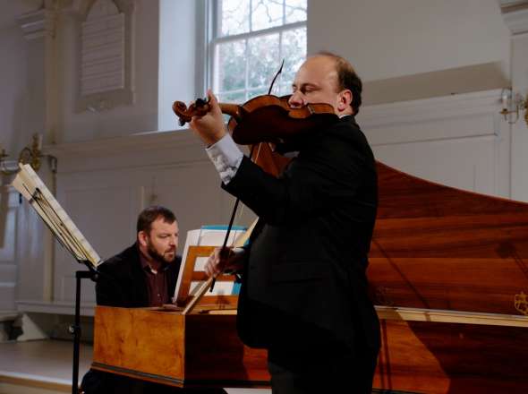 Sonata for violin and harpsichord no. 2 in A major